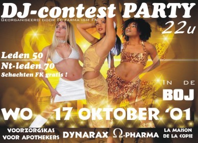 20011017 DJ Contest Affiche