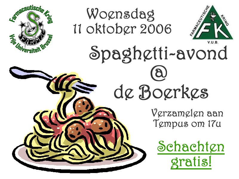 20061011 Spaghettiavond
