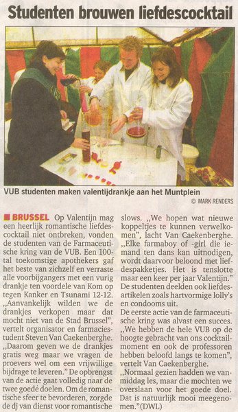 20050214 Valentijnsactie 002 Het Nieuwsblad