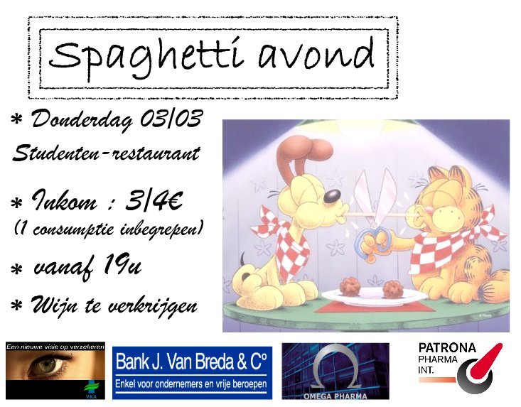 20050303 Spaghetti-avond 00